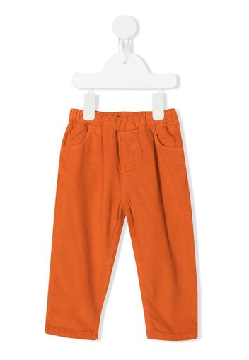 Knot Pantaloni a coste Dylan - Arancione