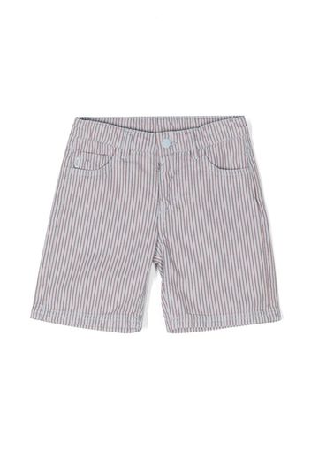 Knot Shorts Eddie a righe - Blu