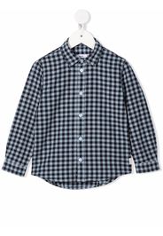 Knot Camicia a quadri Kentaro - Blu