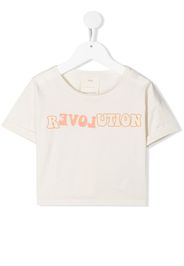 Knot R(evol)ution cropped T-shirt - Toni neutri