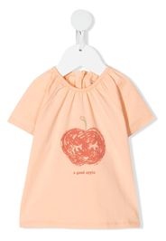 Knot T-shirt con stampa - Arancione