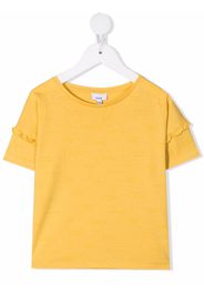 Knot T-shirt con ruches - Giallo