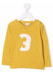 Knot T-shirt a maniche lunghe High-Flying-Bird - Giallo