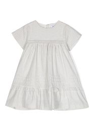 Knot Mindy stripe-pattern casual dress - Toni neutri