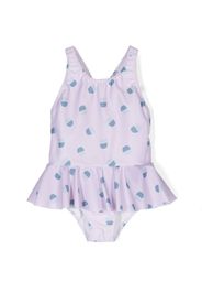 Knot Costume intero Pippa con stampa - Viola