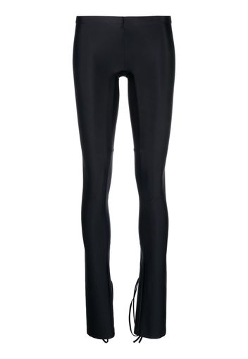 KNWLS skinny drawstring trousers - Nero