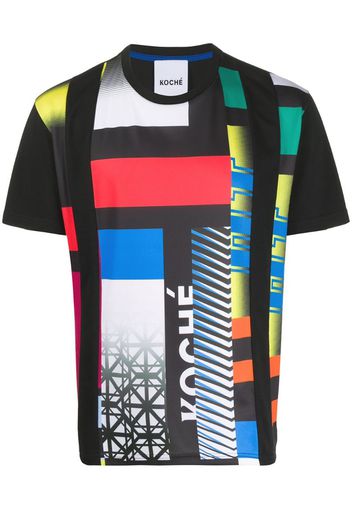 T-shirt color-block