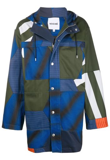 Parka color-block