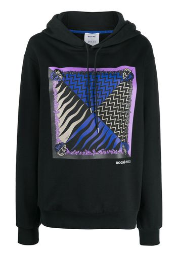 x Koché Lupa print hoodie