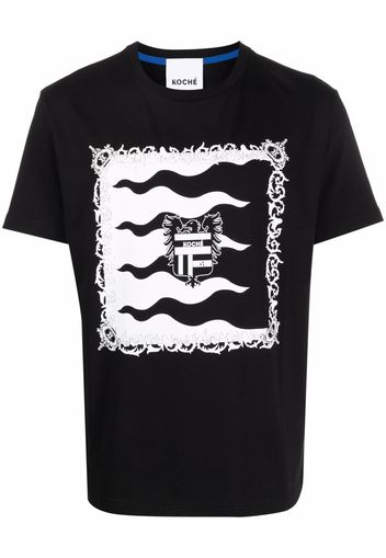 Koché logo-graphic print T-shirt - Nero