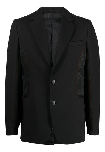 Koché single-breasted button blazer - Nero