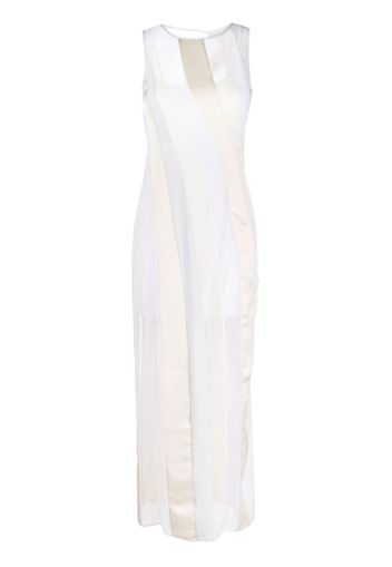 Koché cut out-detail sleeveless maxi dress - Bianco