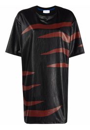 Koché abstract-print T-shirt dress - Nero