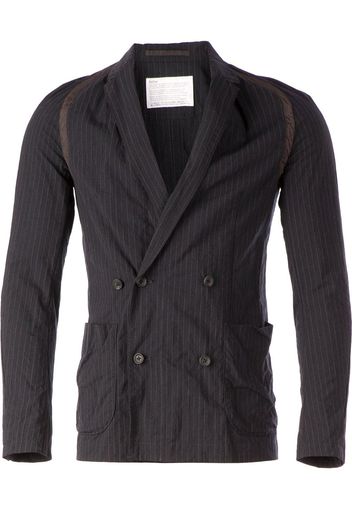 Kolor double breasted pinstripe blazer - Blu