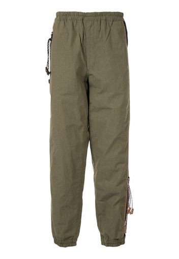 elasticated cargo pants