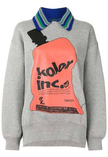 Kolor Inc. print sweatshirt