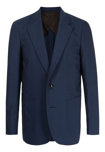 Kolor single-breasted fitted blazer - Blu