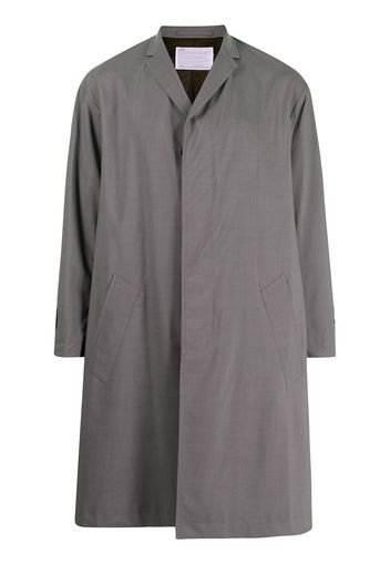 Kolor single-breasted fitted coat - Grigio