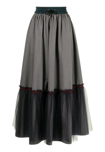 tiered tulle skirt