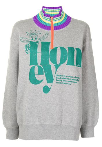 Kolor 'Honey' graphic print sweatshirt - Grigio