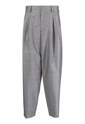 Kolor cropped tapered-leg suit trousers - Grigio