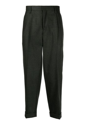 Kolor tapered cropped trousers - Verde
