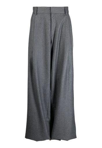 Kolor tailored wide-leg trousers - Grigio