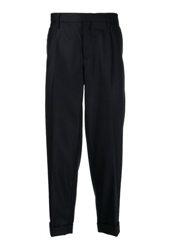 Kolor tapered cropped trousers - Blu