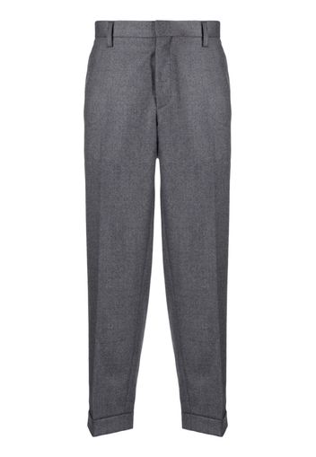 Kolor tapered cropped trousers - Grigio