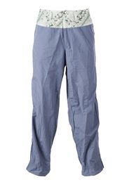 Kolor printed waistband trouser - Blu