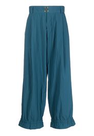 Kolor Pantaloni crop dritti - Blu