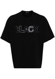 Kolor embroidered-logo cotton t-shirt - Nero