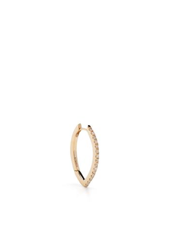 Kolours KOLOURS 14K YG 009CT DIA LARGE DROP HOOP EARRING - Oro