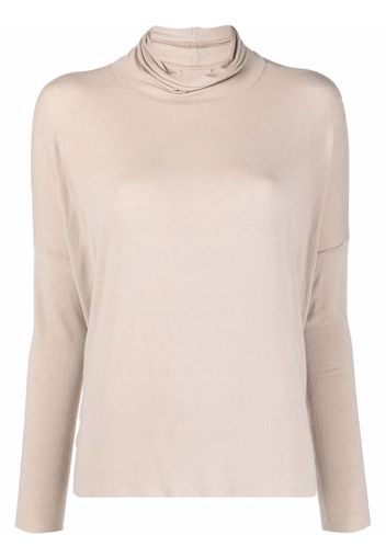 Kristensen Du Nord cowl-neck tonal jersey - Toni neutri