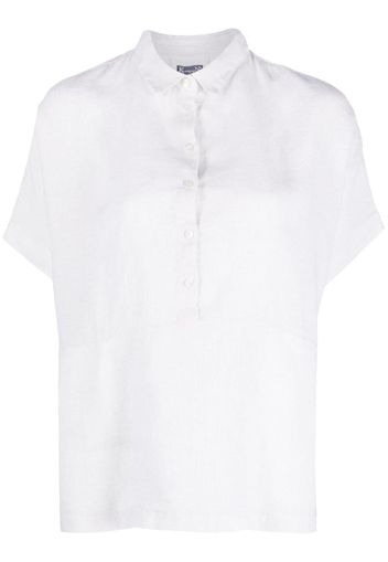 Kristensen Du Nord pinstripe-pattern short-sleeve shirt - Toni neutri