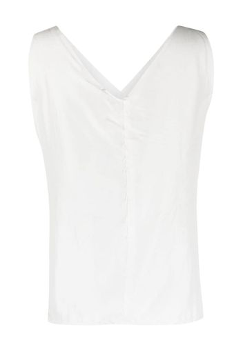 Kristensen Du Nord V-neck sleeveless top - Bianco