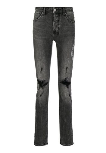 Ksubi motif-print slim-fit jeans - Nero