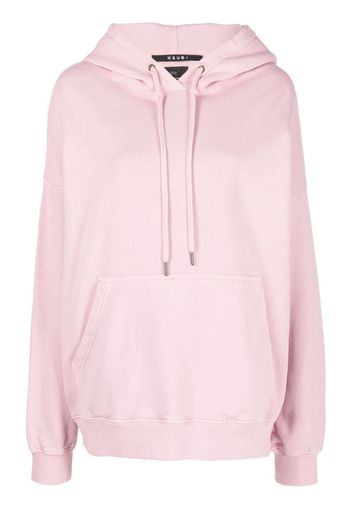 Ksubi Boyfriend rib-trimmed hoodie - Rosa