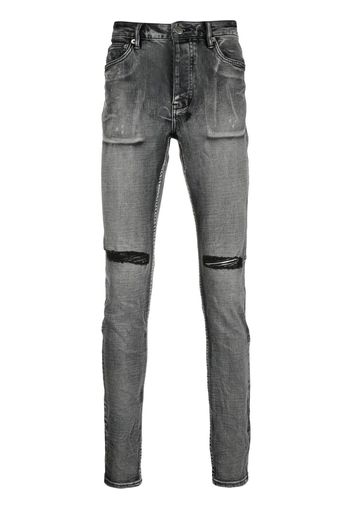 Ksubi Chitch Hypnotize Trashed mid-rise slim-fit jeans - Nero