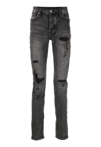 Ksubi Van Winkle Angst Trashed skinny jeans - Nero