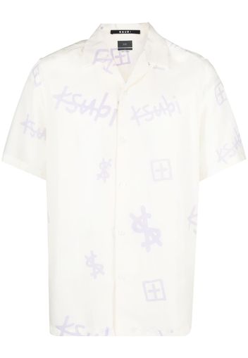 Ksubi Kash Box Resort printed shirt - Bianco