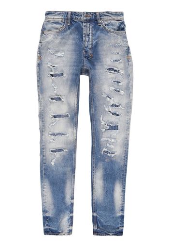 Ksubi Jeans slim con effetto vissuto - Blu