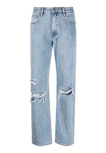 Ksubi Jeans Brooklyn Authentk Trashed con effetto vissuto - Blu