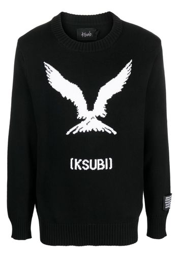 Ksubi Maglione con logo - Nero