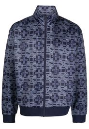 Ksubi monogram zip-up sports jacket - Blu