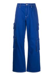 Ksubi Drill cotton cargo trousers - Blu