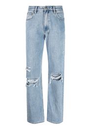 Ksubi Jeans Brooklyn Authentk Trashed con effetto vissuto - Blu