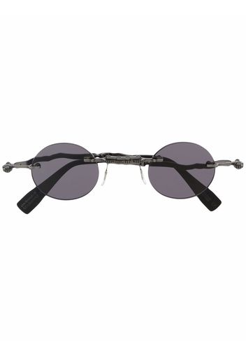 Kuboraum round-frame sunglasses - Nero