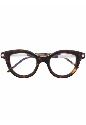 Kuboraum Occhiali cat-eye - Marrone