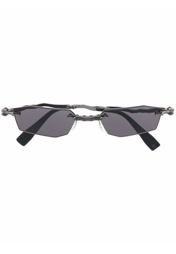 Kuboraum H40 rectangle-frame sunglasses - Nero